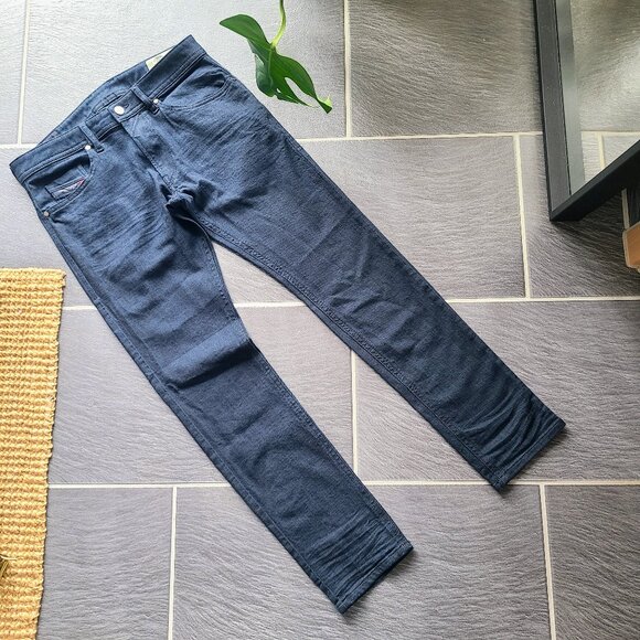 Diesel Thommer Slim Skinny Stretch Dark Blue Wash Jeans Size W30 x L32 - Picture 2 of 8